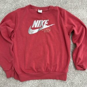 Like new womens fleece Nike sweatshirt.